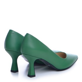 Pantofi dama Guban 1375 piele nappa verde trifoi