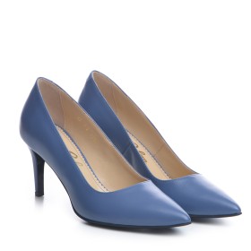 Pantofi  dama Guban 1218 piele nappa albastru