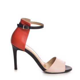 Sandale dama Guban model 1385 nappa corai/roz