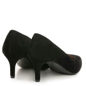 Pantofi dama Guban 3514 piele velur negru