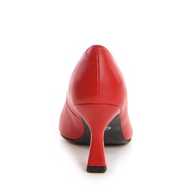 Pantofi dama Guban 1375 piele nappa rosu