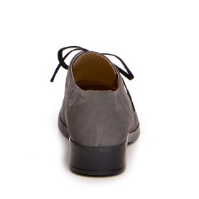 Pantofi de dama Guban Oxford 3566 velur gri