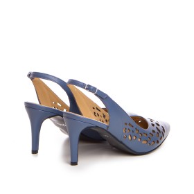 Pantofi dama Guban model1216 piele nappa albastru