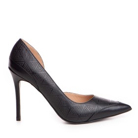 Pantofi dama Guban model 1269 piele nappa negru