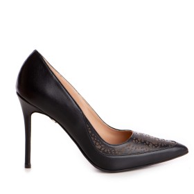 Pantofi dama Guban model 1270 piele nappa negru