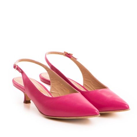 Pantofi dama Guban model 1485 piele nappa magenta