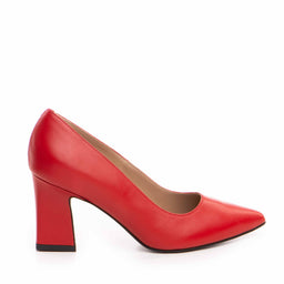 Pantofi dama Guban model 1352-6 nappa rosu