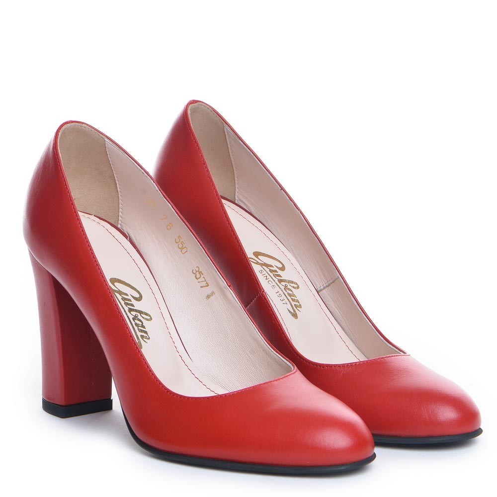 Pantofi dama Guban 3577 piele nappa rosu