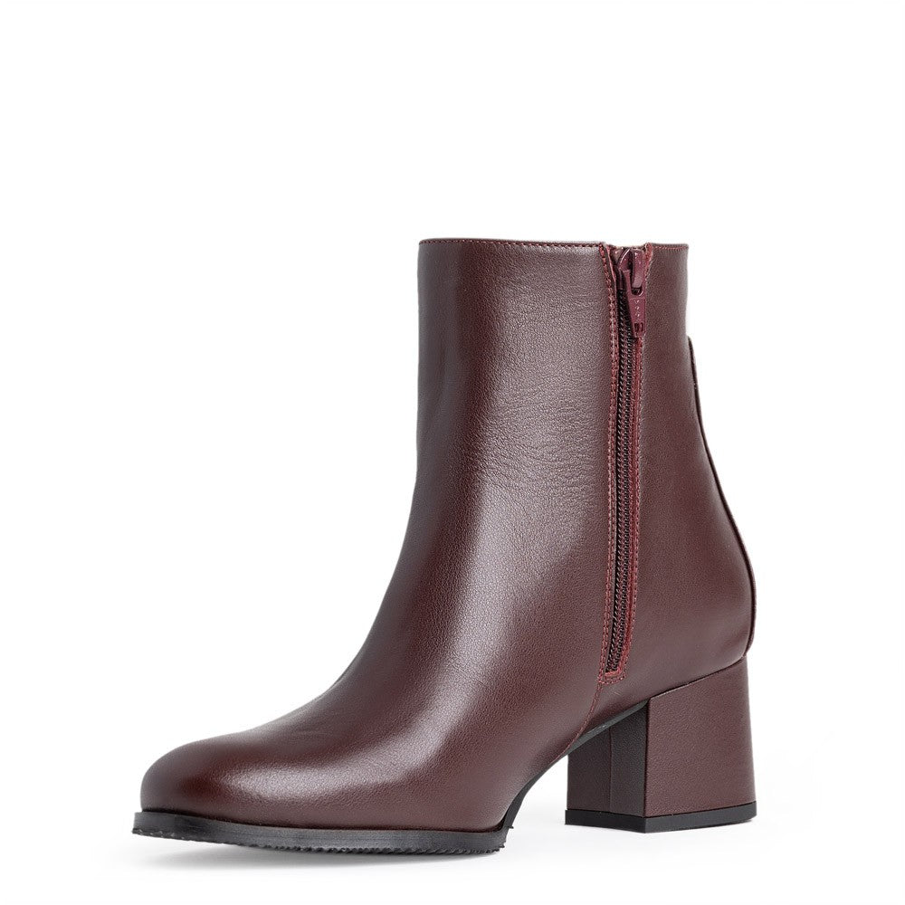 Botine dama Guban model 3647 nappa  bordo