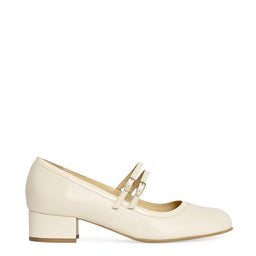 Pantofi 3643 Nappa & Lac Crem