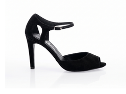 Pantofi 1223 Velur Negru
