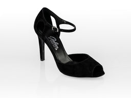 Pantofi 1223 Velur Negru