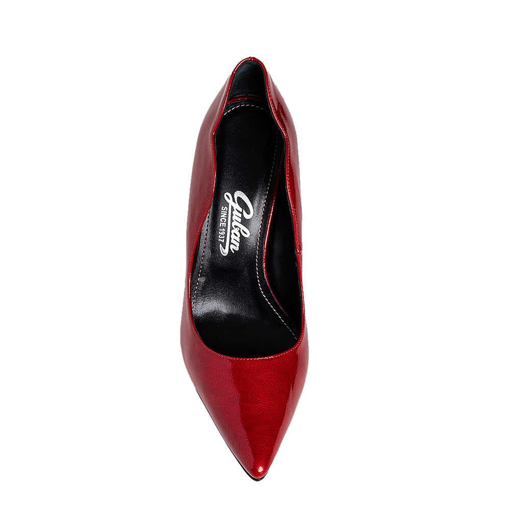 Pantofi dama Guban model 1250 piele naplac rosu