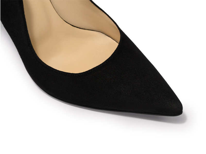 Pantofi 1250 Velur Negru