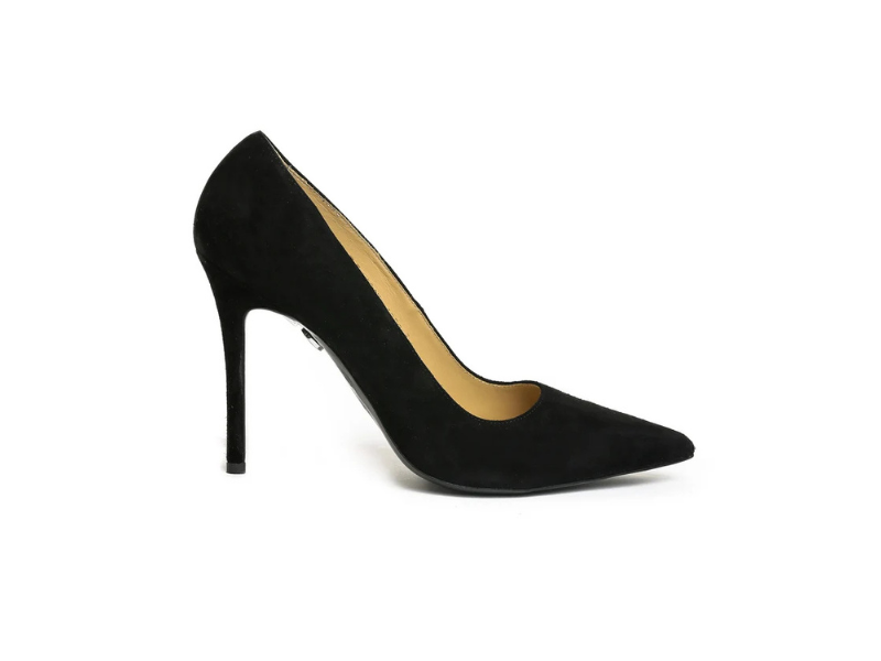 Pantofi 1256 Velur Negru