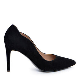 Pantofi de dama Guban 1345 velur negru