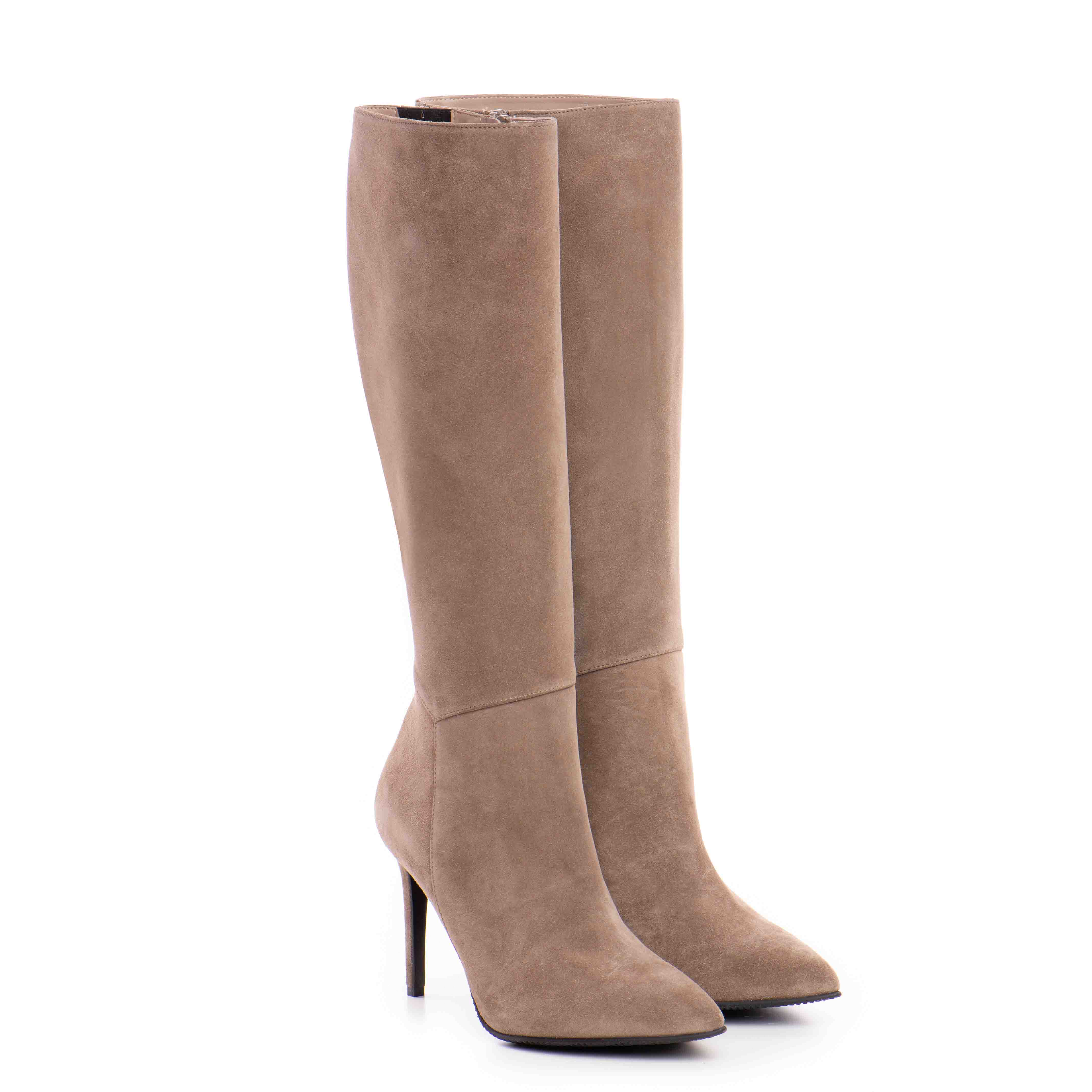 Cizme dama Guban model 1411 velur almond