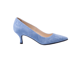 Pantofi 1414 Velur Albastru Sky