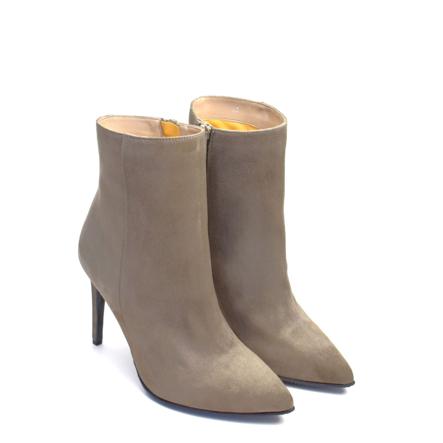 Botine dama Guban model 1452 velur tabac