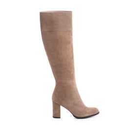 Cizme dama Guban model 1502 piele velur almond