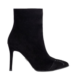 Botine dama Guban model 1525 velur negru