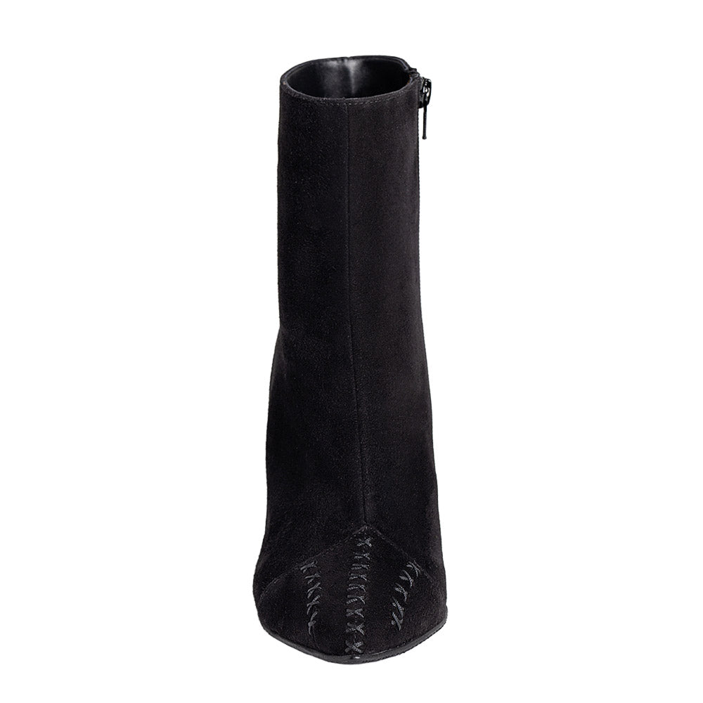 Botine dama Guban model 1525 velur negru