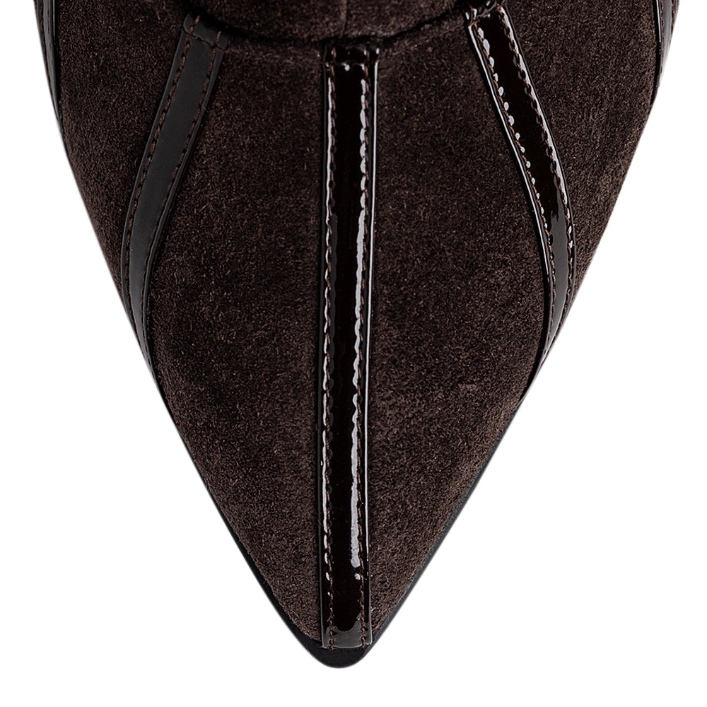 Cizme dama Guban model 1529 velur maro-lac maro