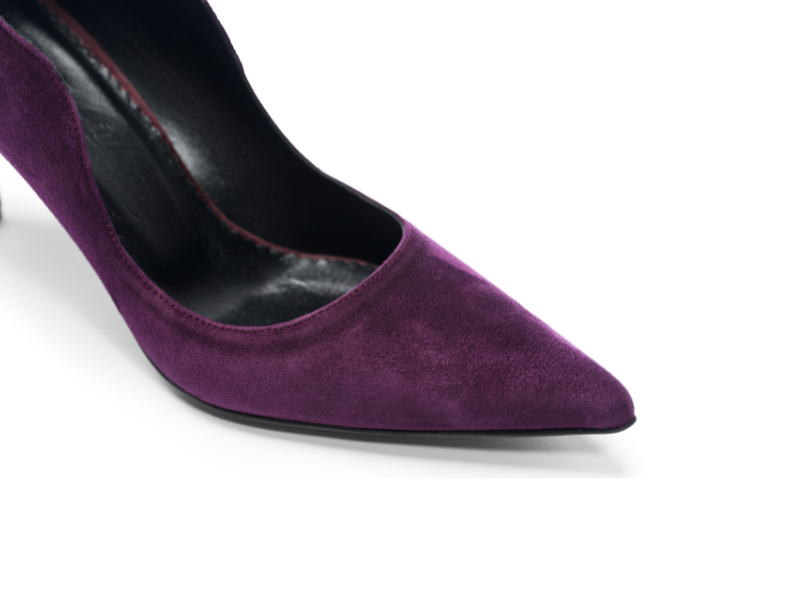 Pantofi 1531 Velur Violet
