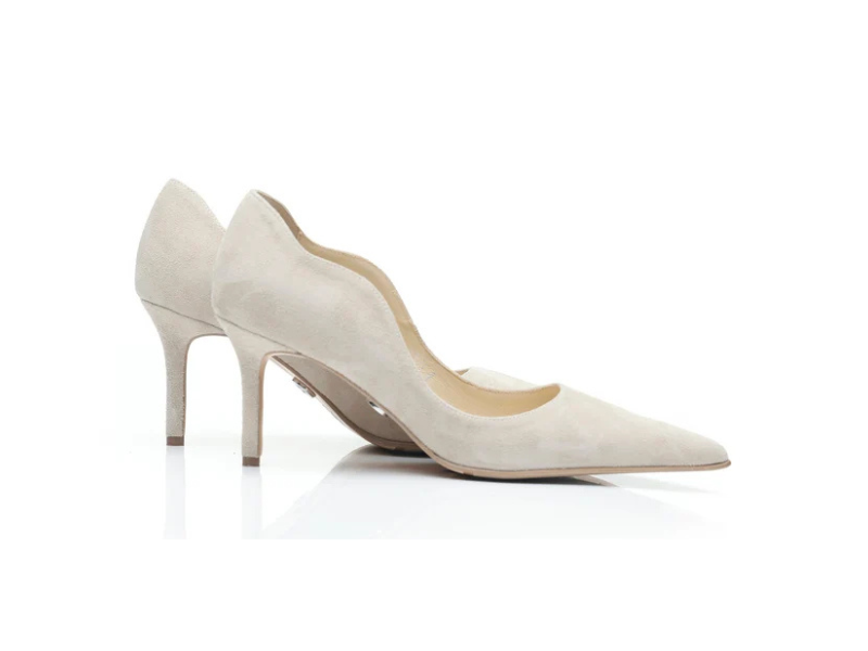 Pantofi 1531 Velur Nude
