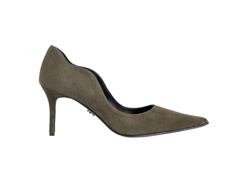 Pantofi 1531 Velur Olive