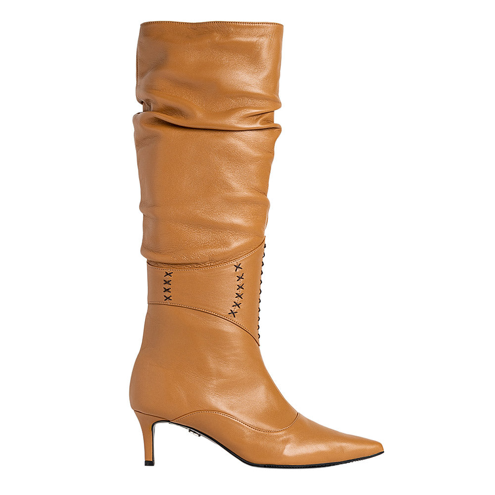 Cizme dama Guban model 1537 nappa coniac