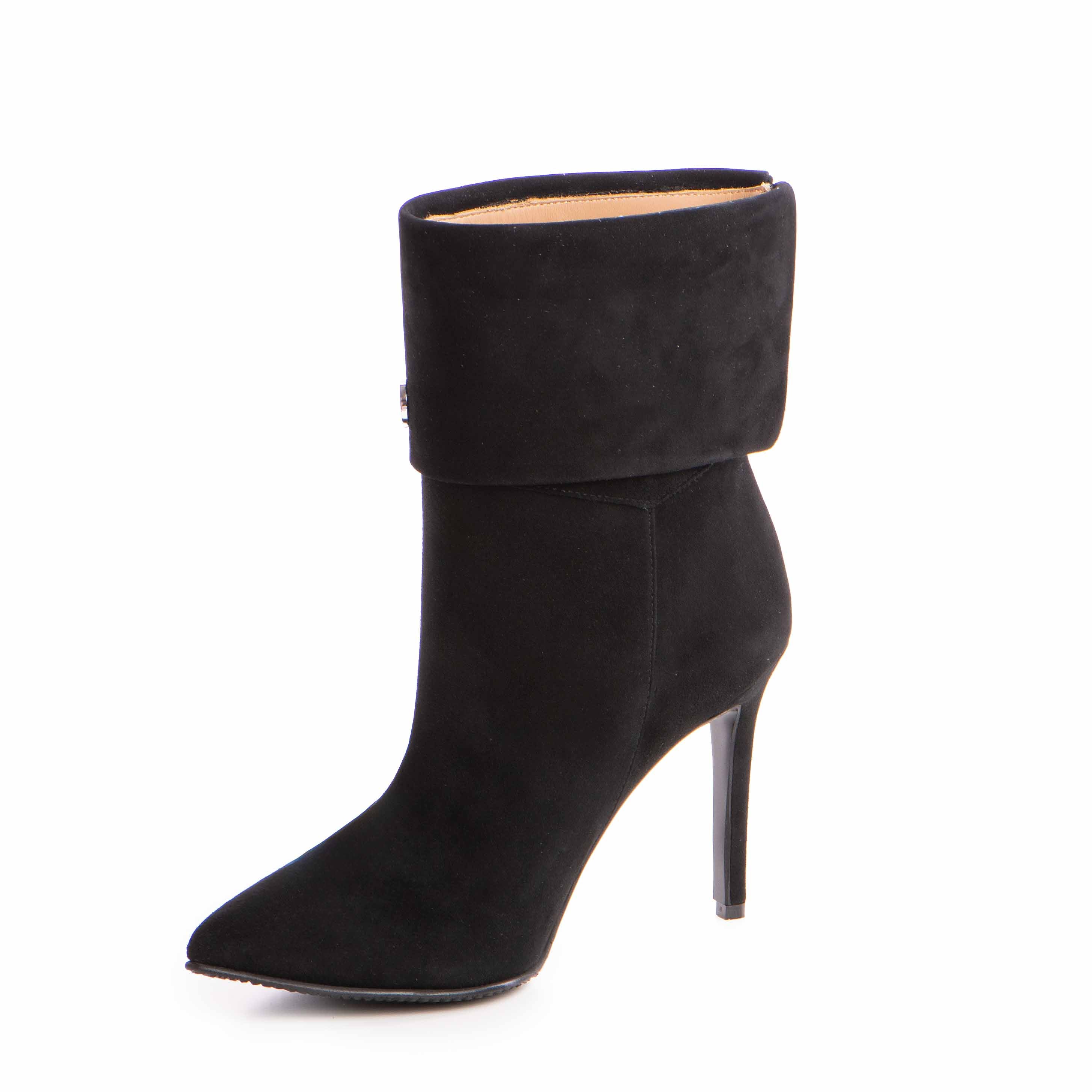 Botine dama Guban model 1561 velur negru