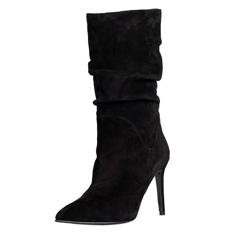 Cizme dama Guban model 1562 velur negru