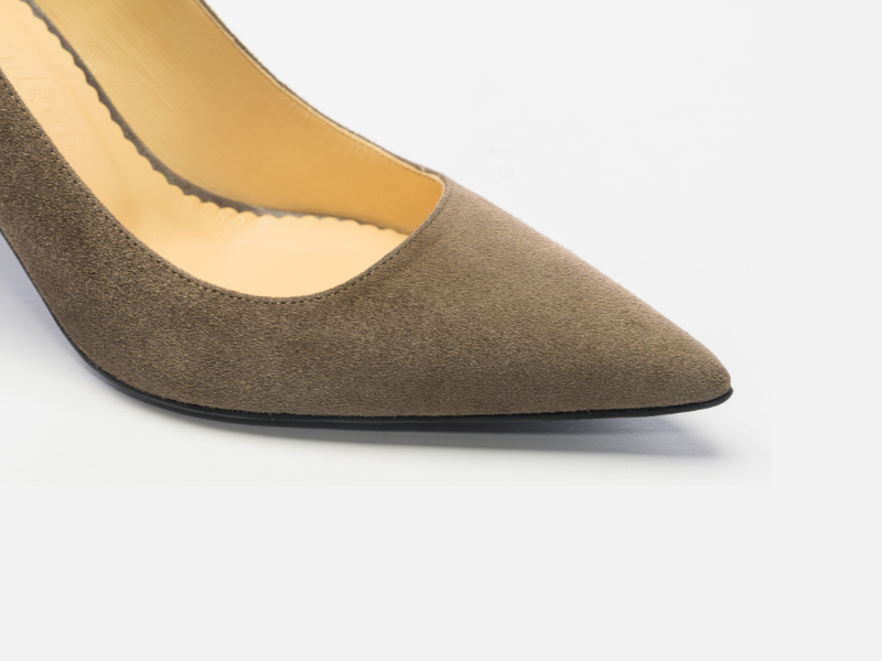 Pantofi 1570 Velur Tabac