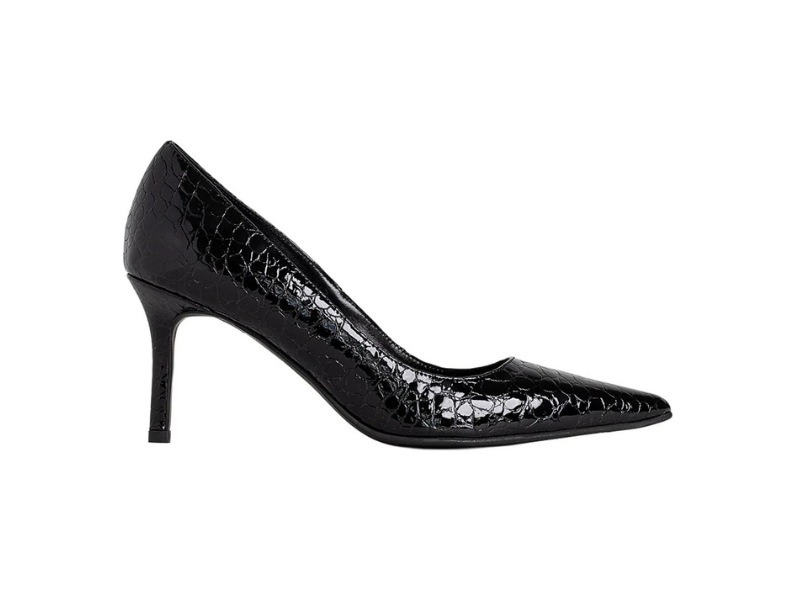 Pantofi 1570 Nappa Animal Print Negru