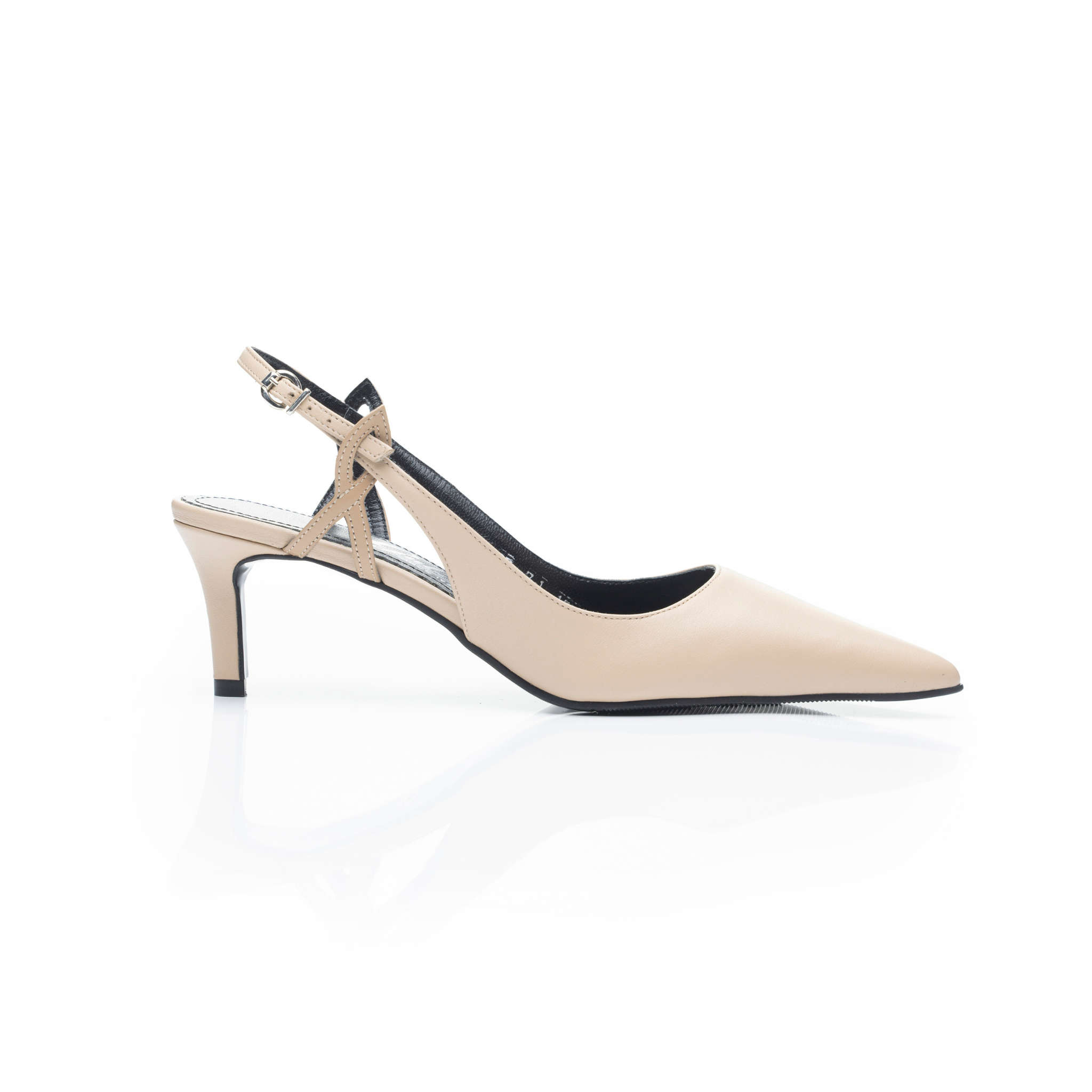 Pantofi 1572 Nappa Nude & Capuccino