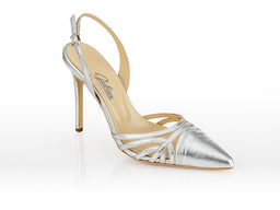 Pantofi 1584 Nappa Argintiu