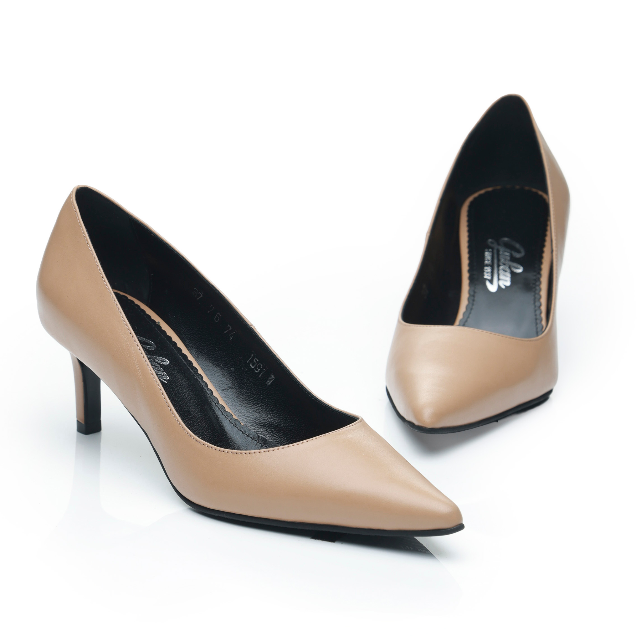 Pantofi 1591 Nappa Capuccino