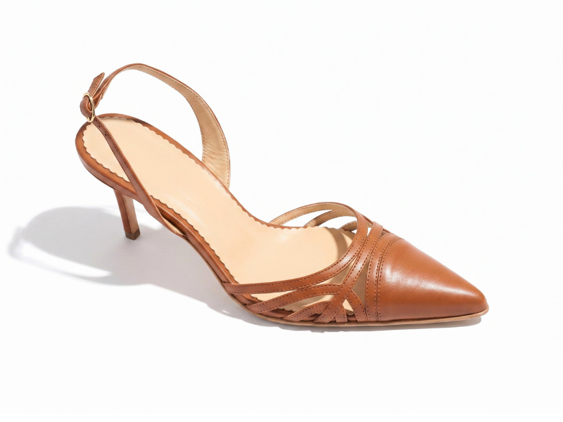 Pantofi 1596 Nappa Castaniu