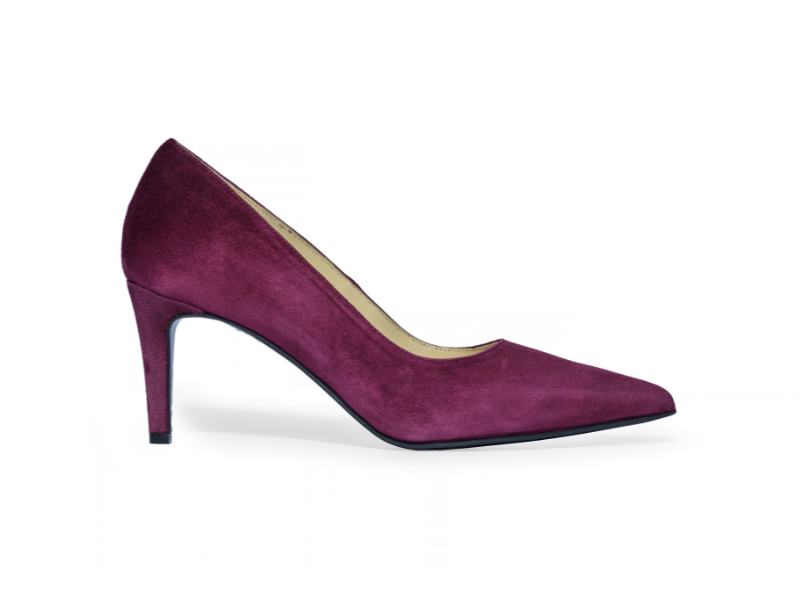 Pantofi 1598 Velur Visiniu
