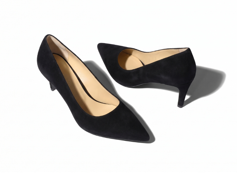 Pantofi 1598 Velur Negru