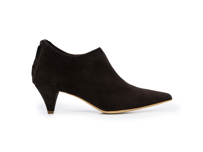 Botine 1610 Velur Maro