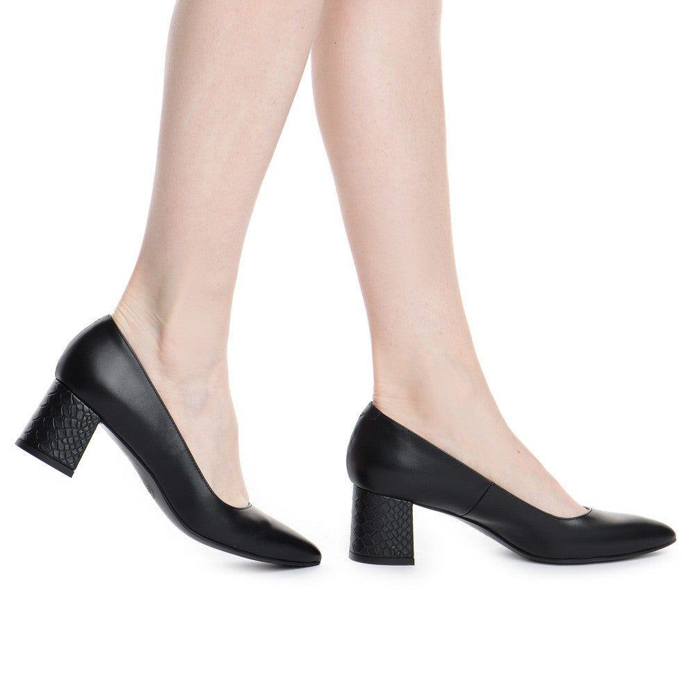 Pantofi de dama Guban 3583 nappa negru/k25 negru