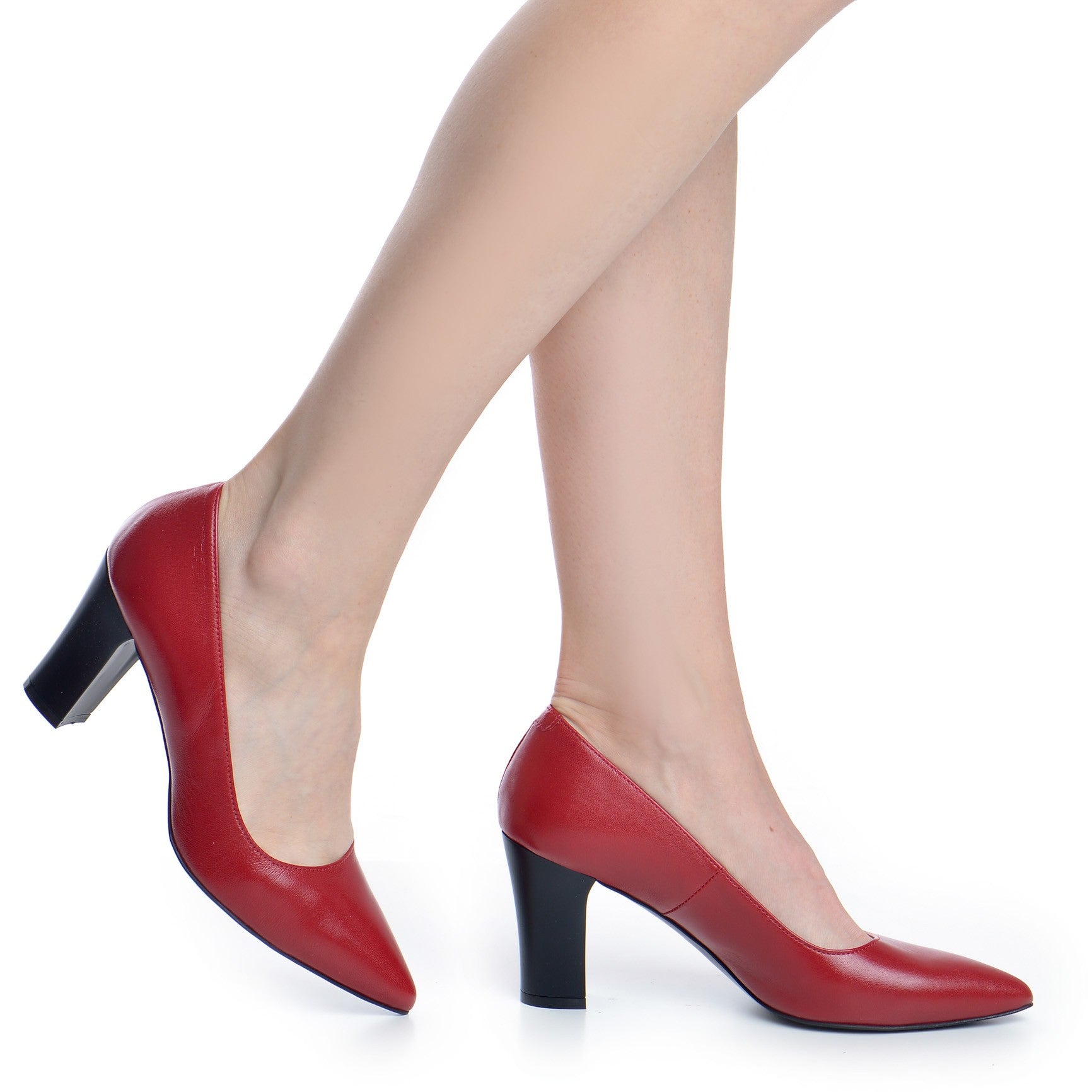 Pantofi dama Guban 1376 piele nappa rosu