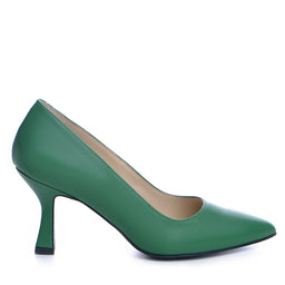 Pantofi dama Guban 1375 piele nappa verde trifoi