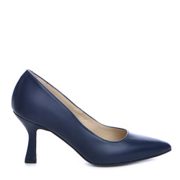 Pantofi dama Guban 1375 piele nappa bleumarin
