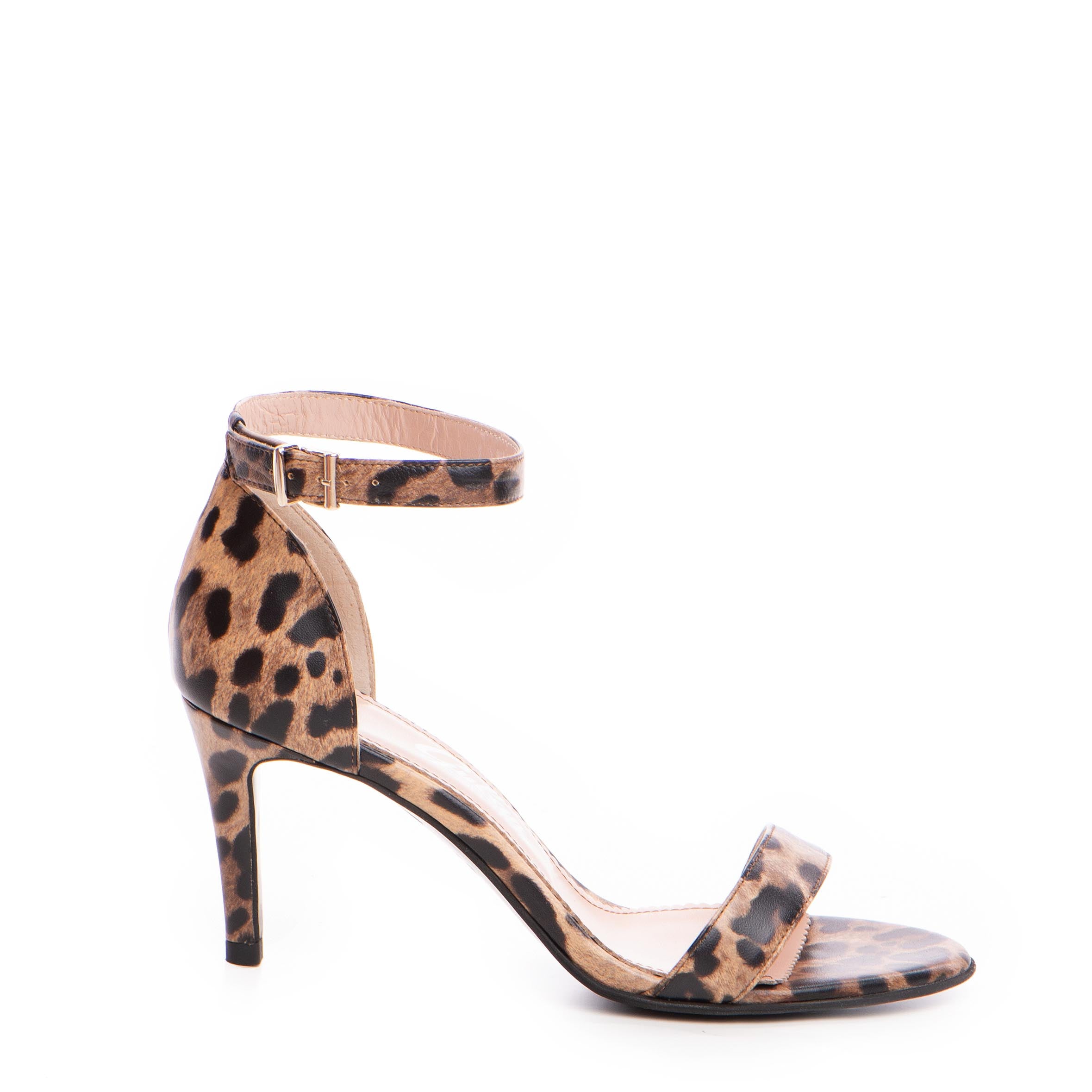 Sandale dama Guban model 1515 piele nappa animal print leopard