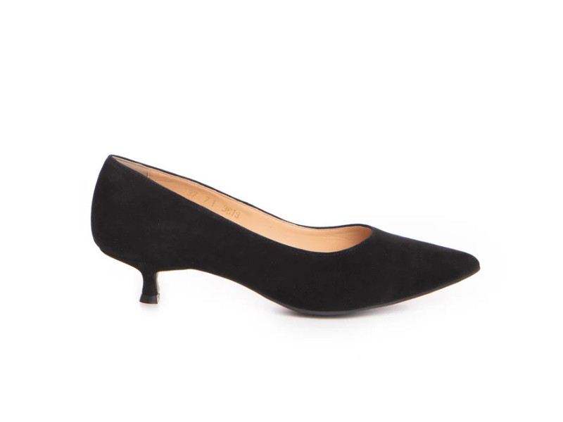 Pantofi 3618 Velur Negru