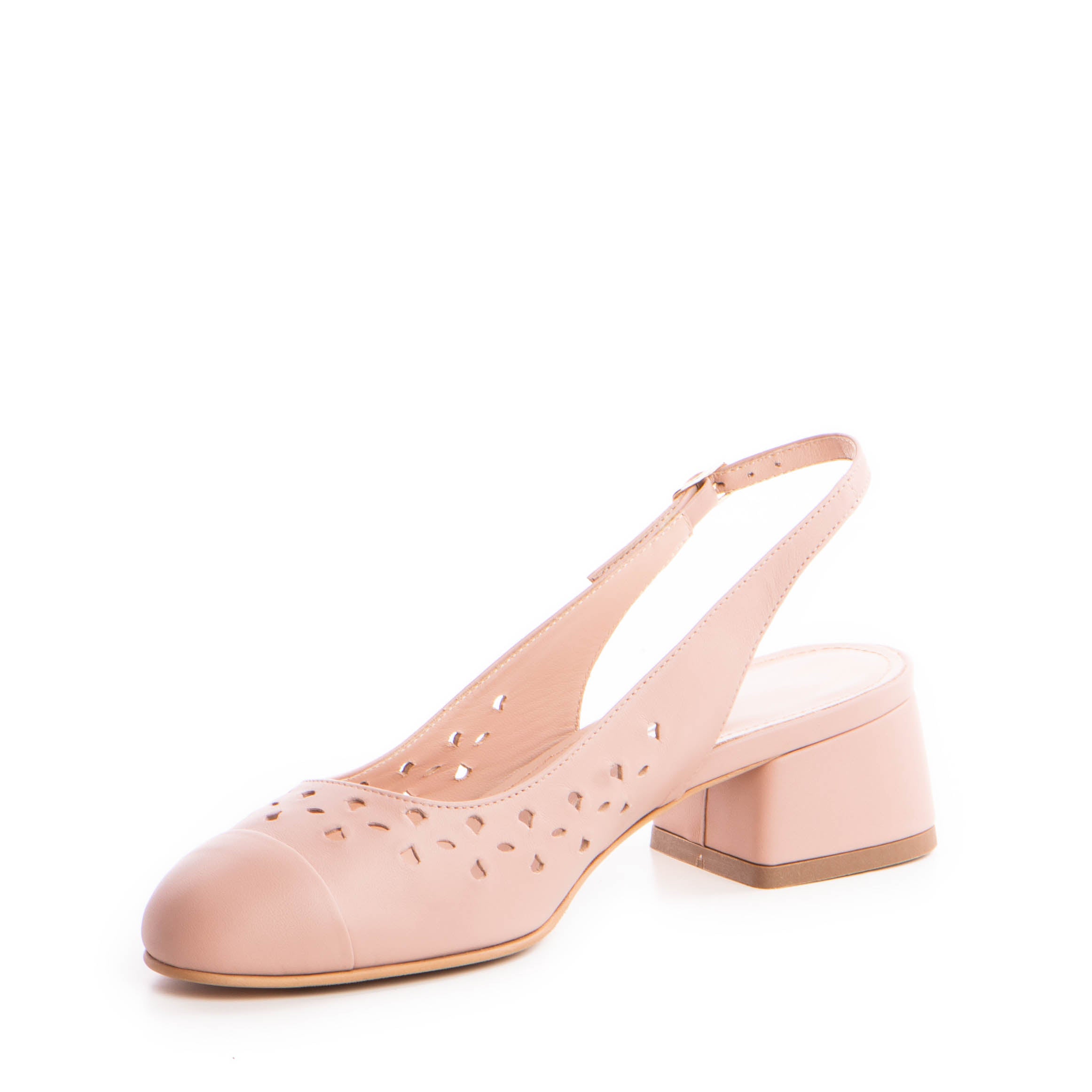 Pantofi dama Guban model 3619 piele nappa mocha mouse