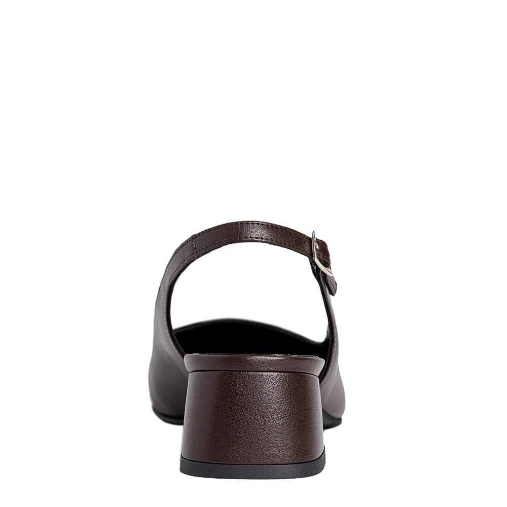 Pantofi dama Guban model 3619/C piele nappa maro